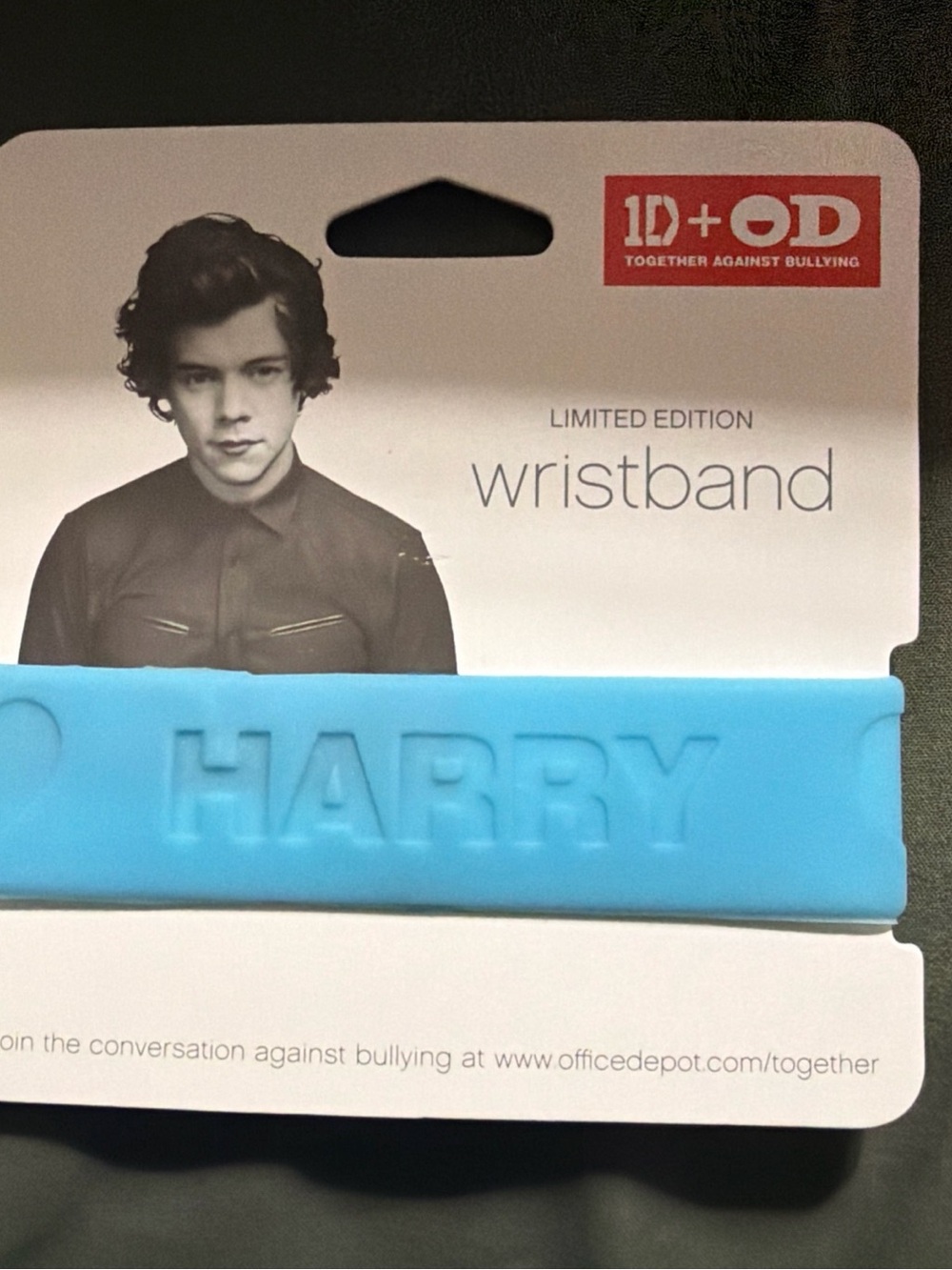 Rare Harry Styles 1D+OD Limited Edition Wristband NWT